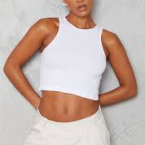 Ribbed Sunday Best Cropped Tank Aritzia - Picture 1 of 8